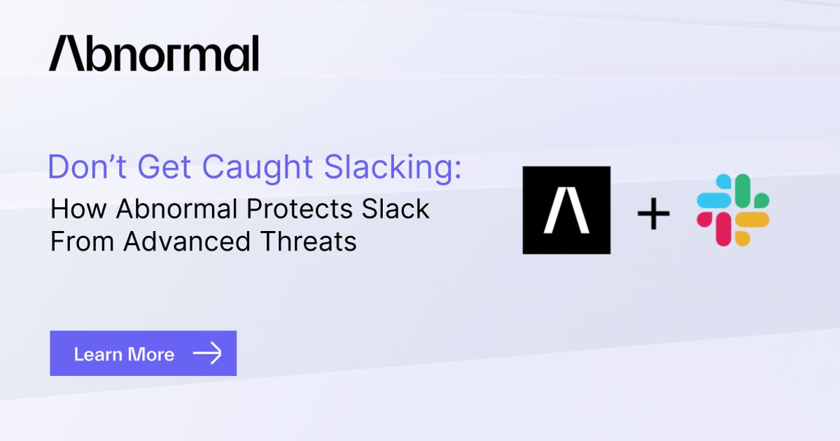Slacking Png Don’t Get Caught Slacking: How Abnormal Protects Slack… | Abnormal AI